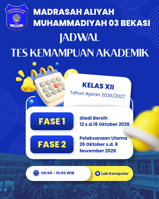Persiapan TKA Tahun Ajaran 2026/2027